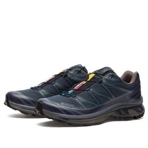 Salomon Navy and Black Trail Running Shoes with Quick-Lace